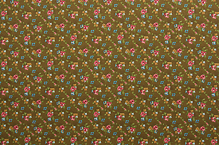 Country style brown floral fabric for my Sunshine and Shadow quilt | BioWol