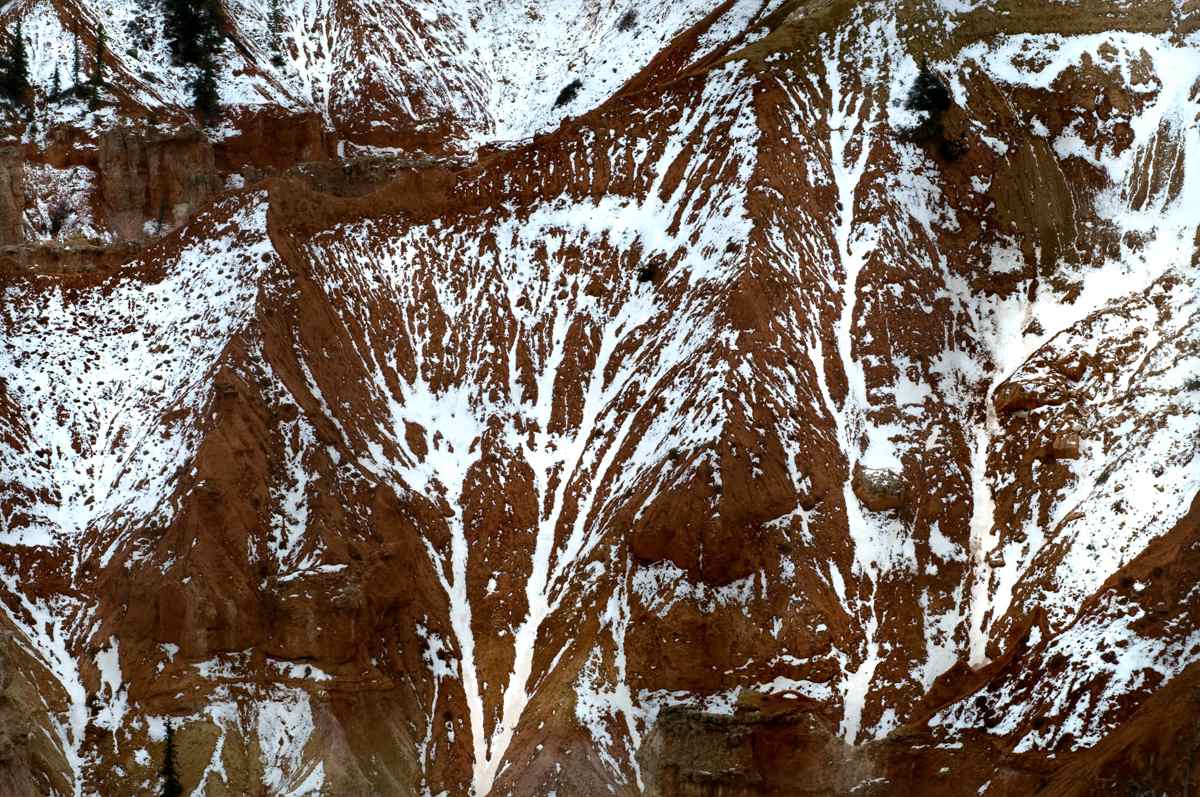 Image: Frozen streams at Agua Canyon