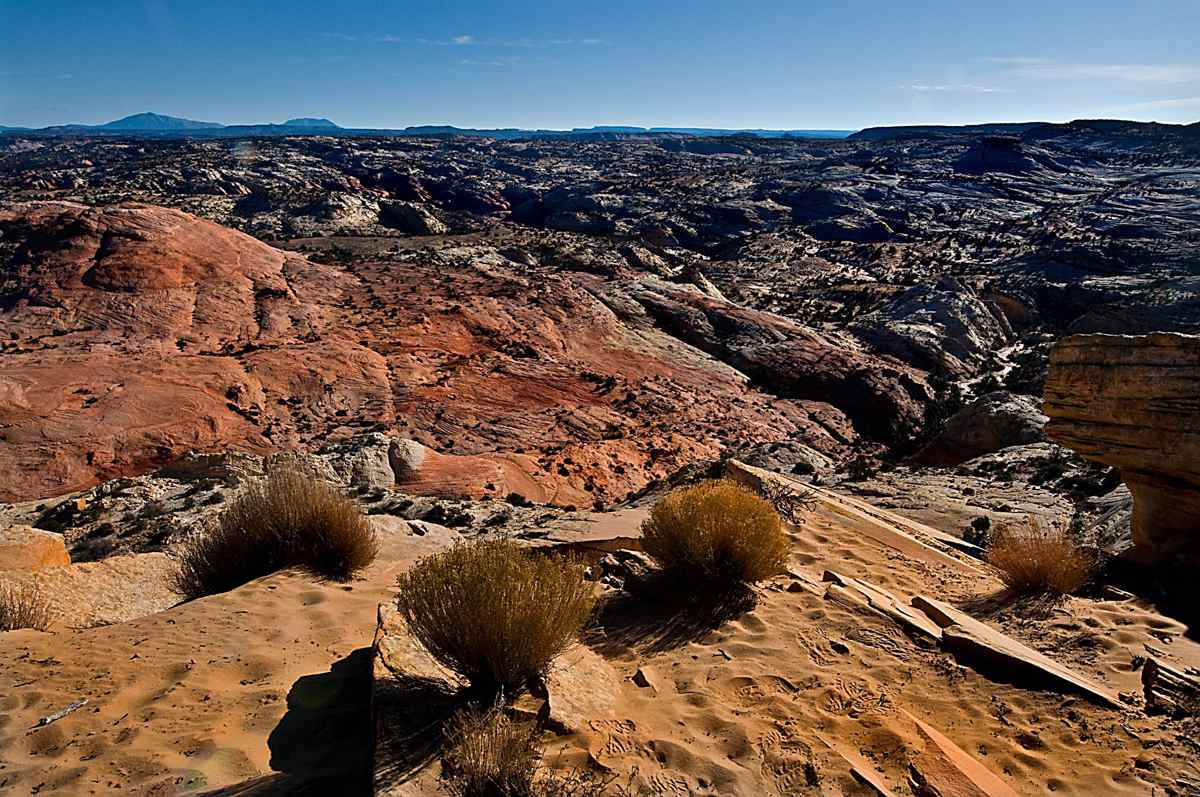 Image: view from the campsite at Escalante National Monument