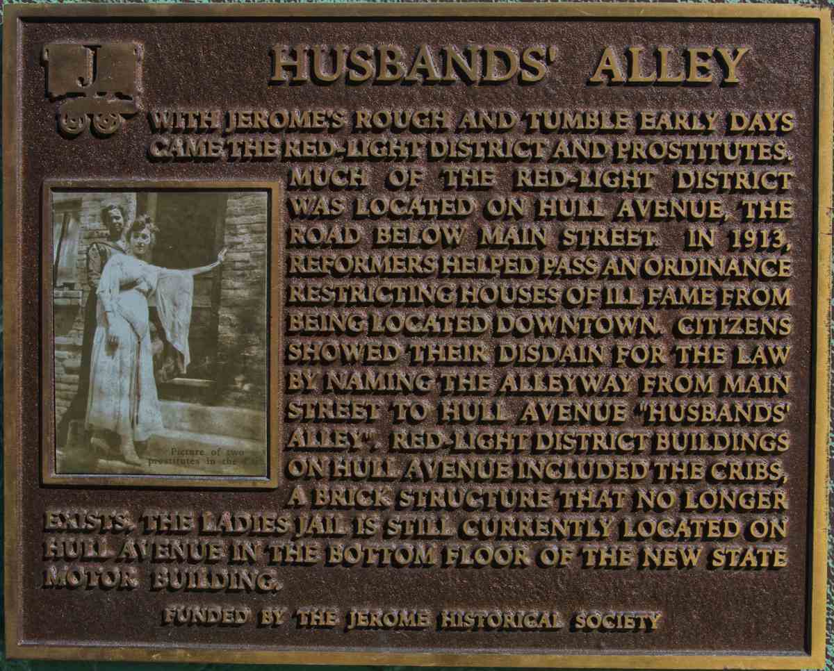 Image: plaque in Jerome